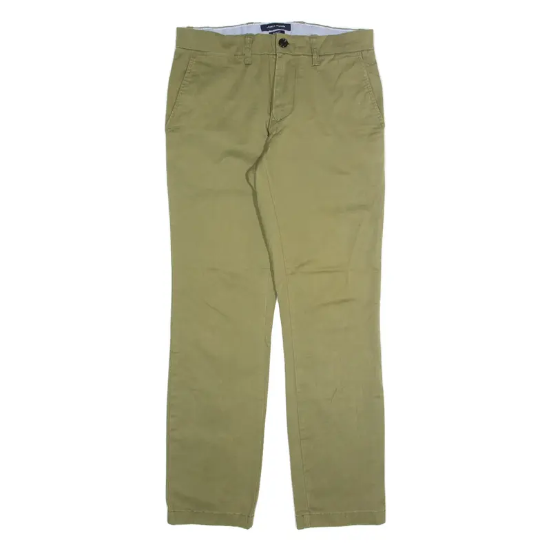 TOMMY HILFIGER Chino Mens Trousers Green Regular Straight W29 L30