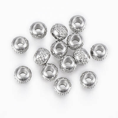 Tarnish Resistant 201 Stainless Steel Beads