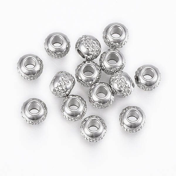 Tarnish Resistant 201 Stainless Steel Beads