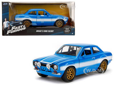 1970 Brians Ford Escort Blue with White Stripes \