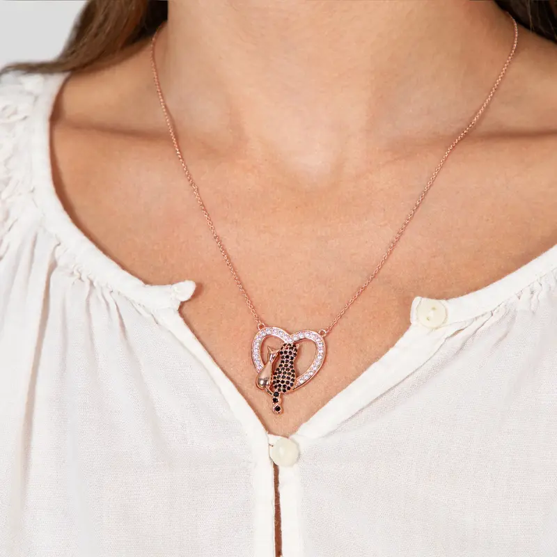 Waiting For You Paw Necklace - Dog