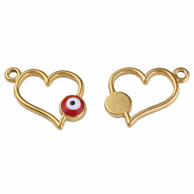 201 Stainless Steel Enamel Pendants