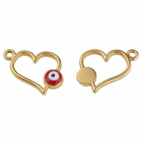 201 Stainless Steel Enamel Pendants