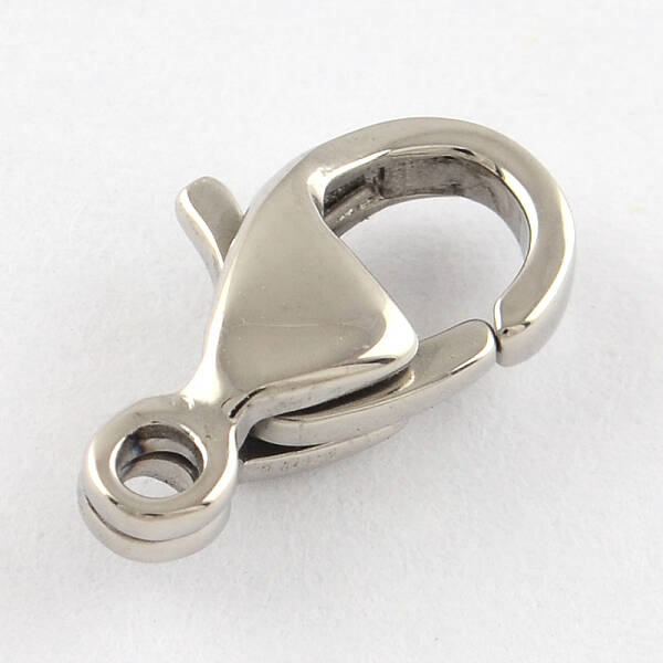 Tarnish Resistant Polished 304 Stainless Steel Lobster Claw Clasps