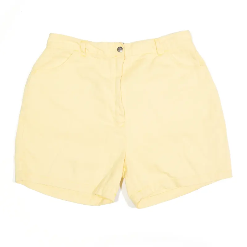 SEARS Shorts Yellow 90s Regular Denim Womens S W30