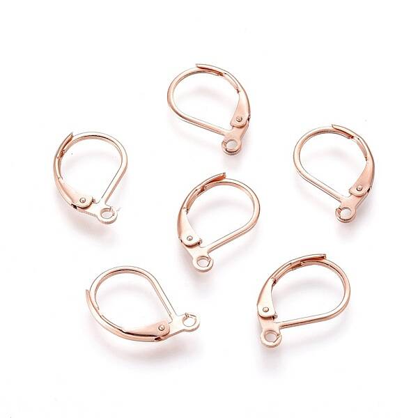304 Stainless Steel Leverback Earring Findings