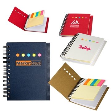 250 Custom Eco Mini-Sticky Book With Ruler - Recycled Materials & ...
