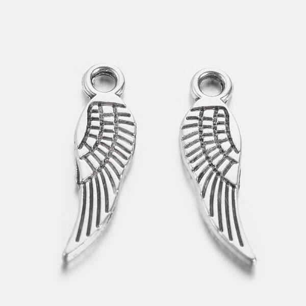 Tibetan Style Alloy Wing Charms