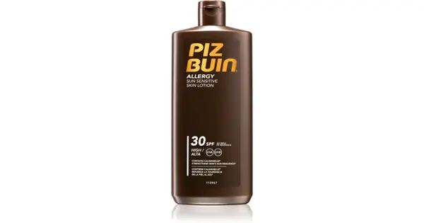 Piz buin Sun Lotion for Sensitive Skin Allergies SPF 30 - Sun Cream Against Sun Allergies - 400 ml