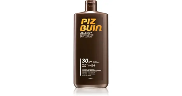 Piz Buin Allergy Sun Lotion SPF 30 for Sensitive Skin - High Protection Anti-Allergy 400ml