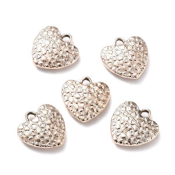 Alloy Heart Pendants