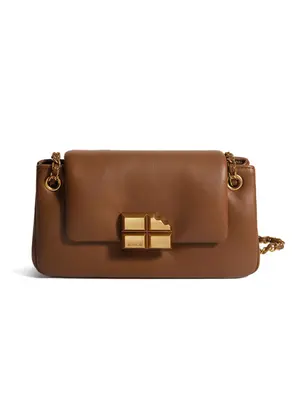 Smting chain mini flap bag with Chocolate Lock