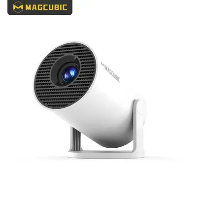 MAGCUBIC HY300 Portable Projector, Android 11 Projector, 1280*720P Projector, Portable 180-Degree Rotation Projector for Ho...