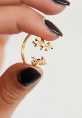 Ring Ba-254g Metal | Color: METAL | Size: U