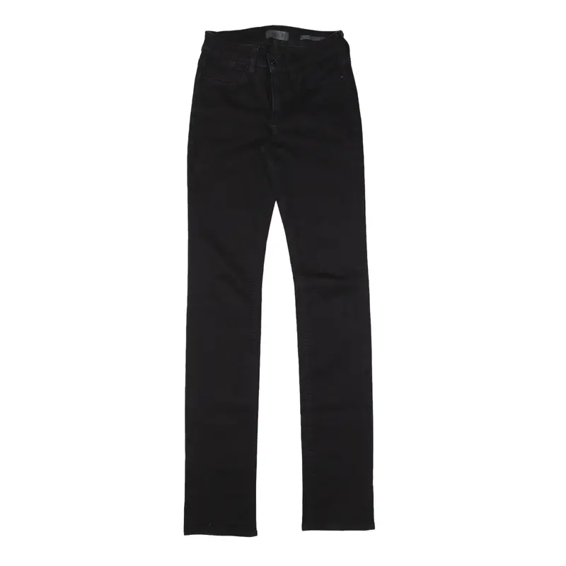 GUESS Cigarette Mid Jeans Black Denim Slim Straight Womens W24 L35