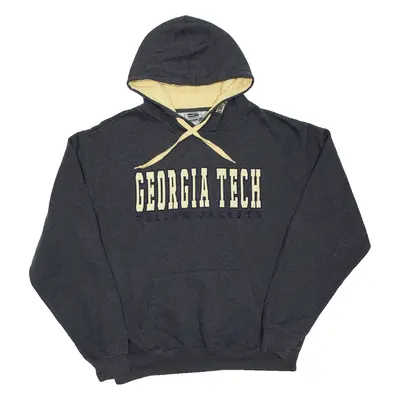 STADIUM ATHLETICS Georgia Tech Mens Grey Hoodie USA XL