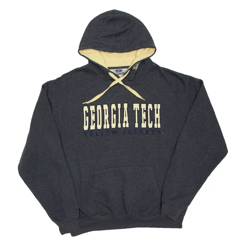 STADIUM ATHLETICS Georgia Tech Mens Grey Hoodie USA XL