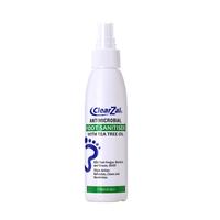 ClearZal Foot Sanitizer Spray with Tea Tree Oil, 4-Ounce Bottle Long-lasting disinfectant and antibacterial spray Long-lastin...