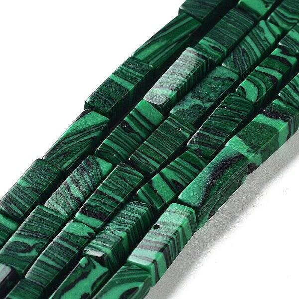 Synthetic Malachite Beads Strands