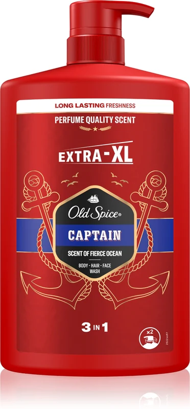 Old spice Captain Shower Gel + Shampoo - 1000ml