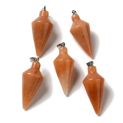Natural Red Aventurine Pendants