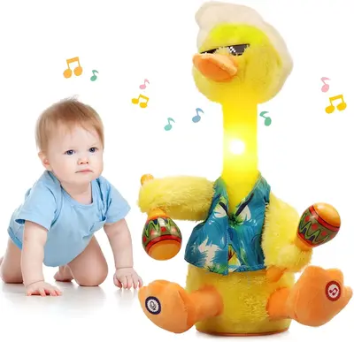 Talking Duck Toys, Dancing Mimicking Repeat What You Say, Gift for Boys and Girls