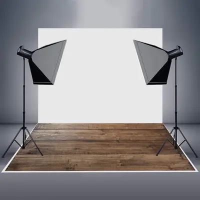 Hot Vintage Style Distressed Wood Rubber Floor Mat - Aperturee