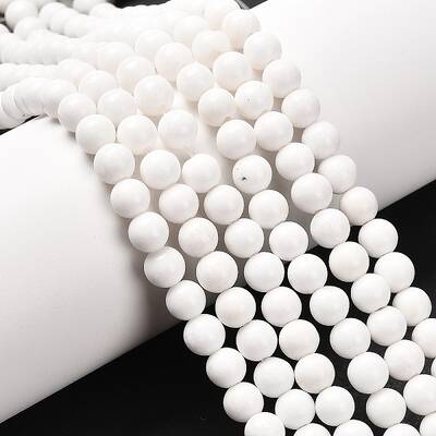 Natural Mashan Jade Round Beads Strands