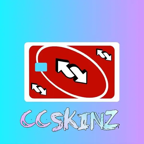 Premium Uno Reverse- Card Skinz for Debit, Credit, Gift & Access Cards