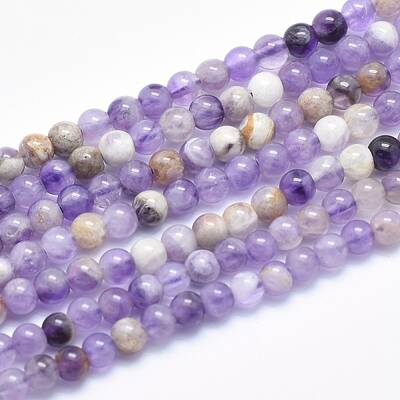 Natural Chevron Amethyst Beads Strands