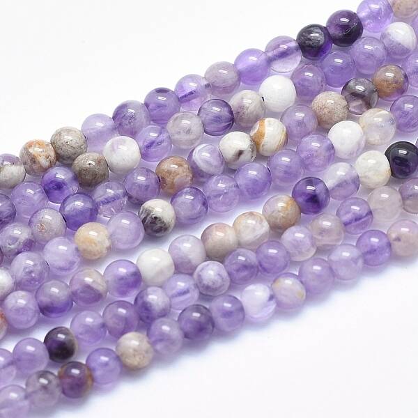 Natural Chevron Amethyst Beads Strands