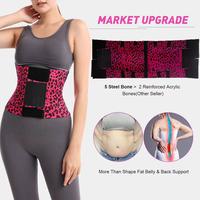 Belt Waist Cincher Ab Belt Tummy Control Body Shaper with Triple Wrap WomenB Comfortable Fabrics Nylon Adjustable Multicolor ...