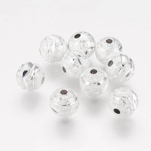 Brass Textured Beads