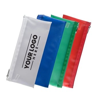 150 Promotional Frosted Pencil Pouch - CPSIA Compliant