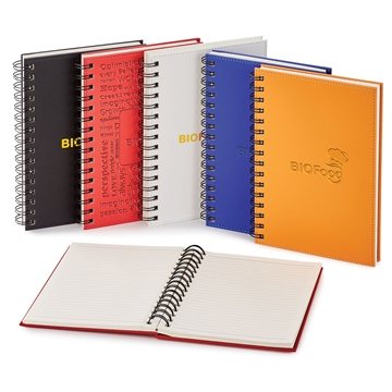 38 Custom Neoskin Hard Cover Spiral Journal Notebook - Perforated ...