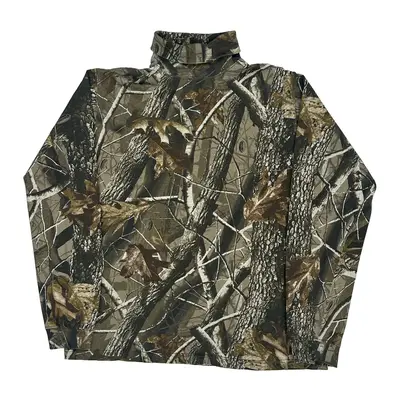 Guide Series Camo Rollneck - Large Green Cotton
