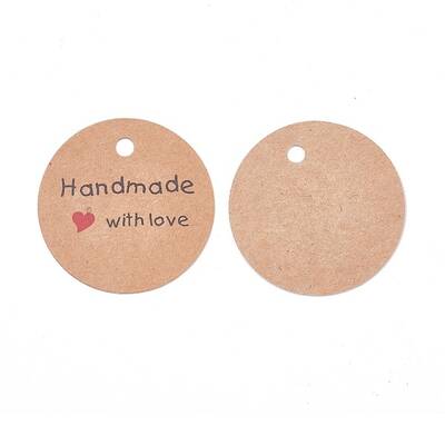 Jewelry Display Kraft Paper Price Tags