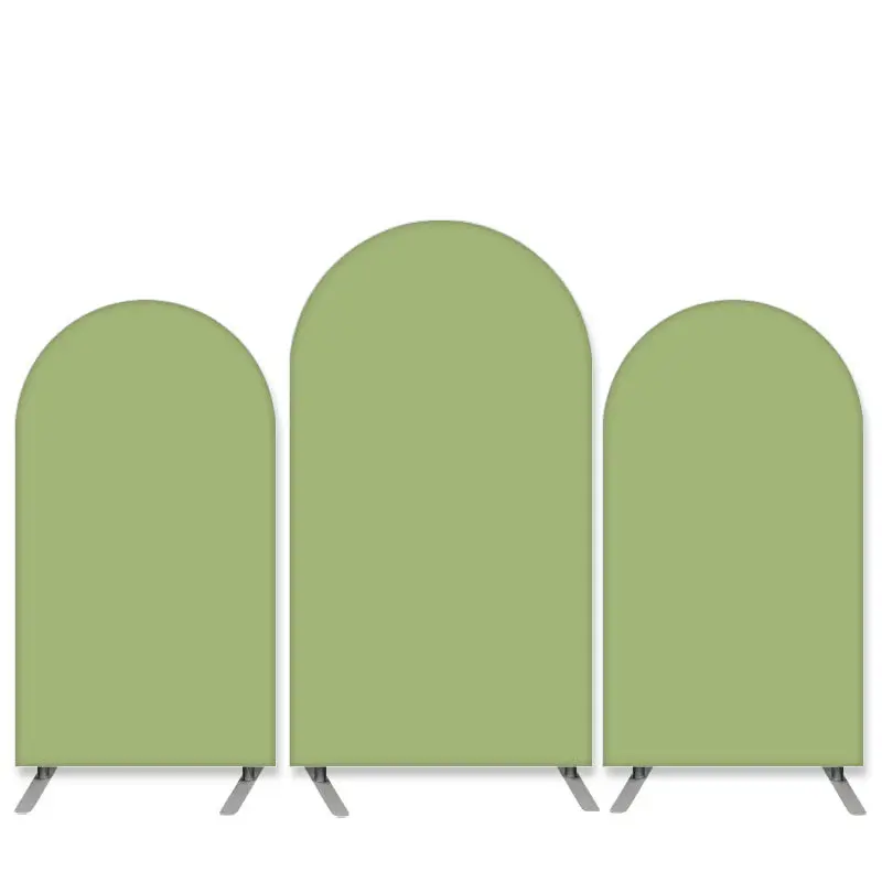 Aperturee Pure Color Theme Light Green Birthday Arch Backdrop Kit | Diy Arch Backdrop Cover | Circle Arch Backdrop Diy | Cust...