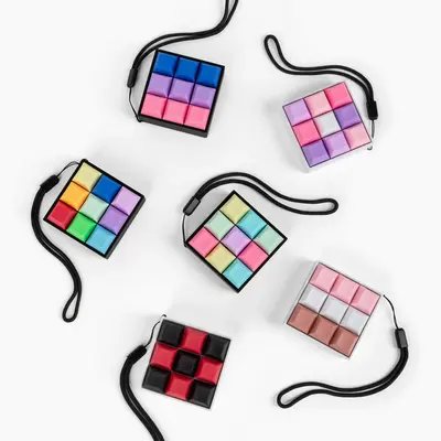 [Customizable Keycap Colors!] 9 Key Mechanical Keyboard Keychain - Stress Relief, Satisfying Sound, ADHD Support - Perfect Gi...
