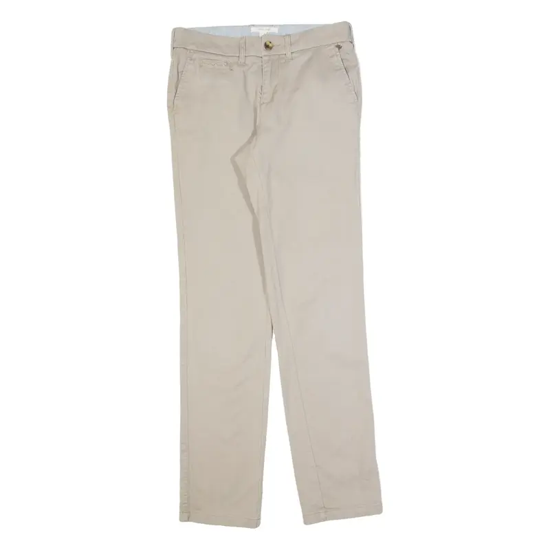 WHITE STUFF Chino Womens Trousers Beige Slim Tapered W28 L30