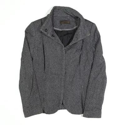 ZARA Wool Blend Black Blazer Jacket Womens M