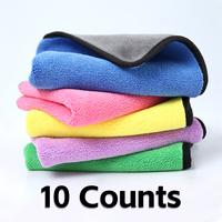 10 Counts Thick Cleaning Cloth,Towels for Cars,Rags for Kitchen,Lint Free Microfiber,Polishing Waxing Dry for Cars Absorbent ...