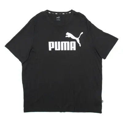 PUMA Womens T-Shirt Black 2XL
