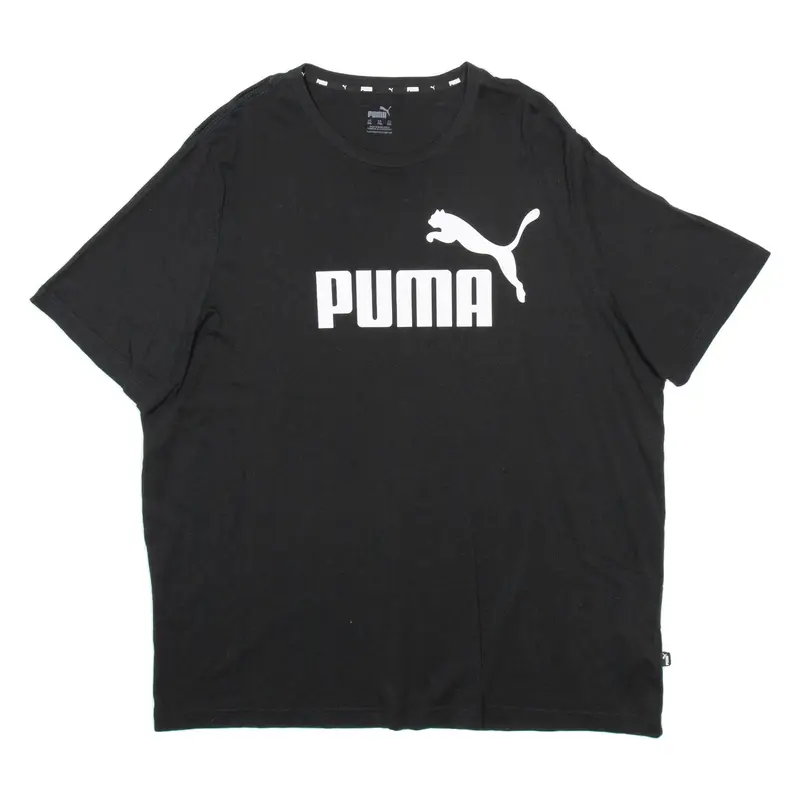 PUMA Womens T-Shirt Black 2XL