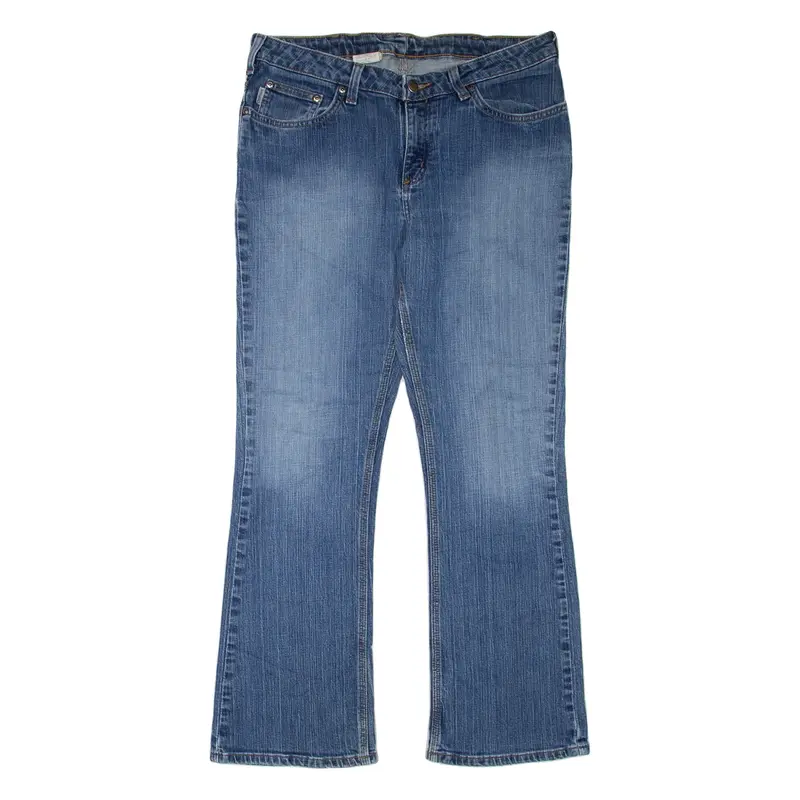 CARHARTT Womens Jeans Blue Regular Bootcut Stone Wash W34 L30