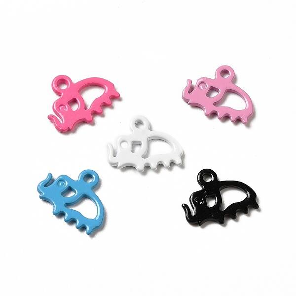 Spray Painted 201 Stainless Steel Charms