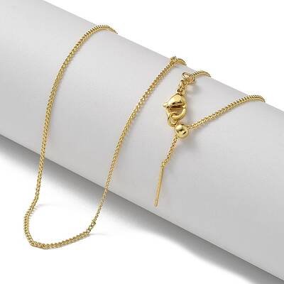 Brass Twisted Chain Necklaces