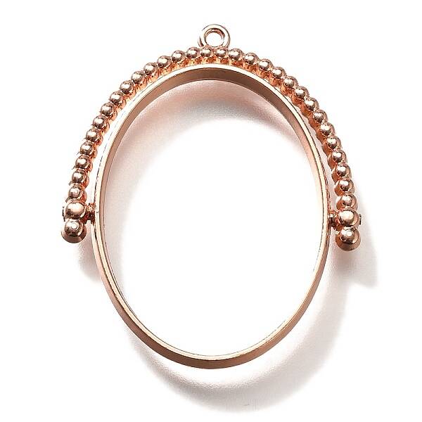 Alloy Open Back Bezel Pendants