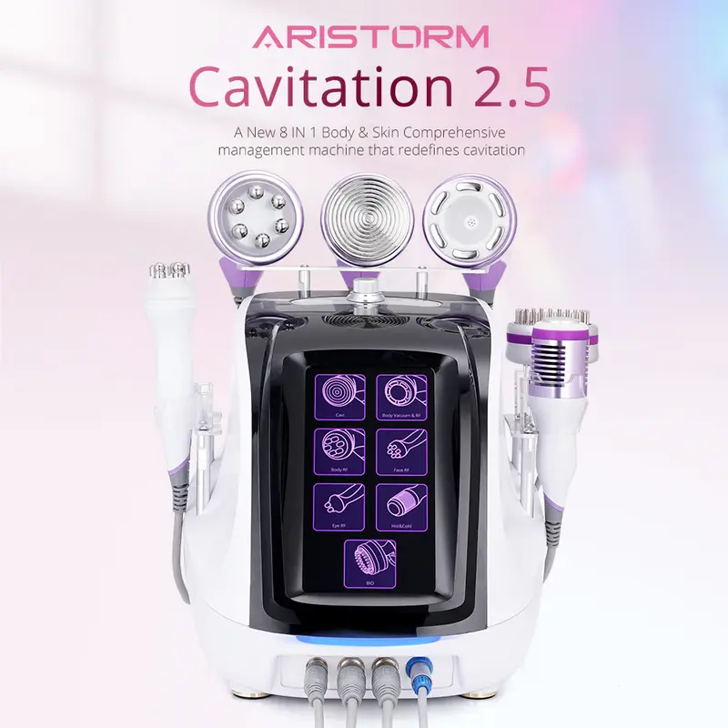 Aristorm Ultrasonic 40K Cavitation 8 in 1 Body Sculpting Skin Tightening Skin Care Machine for Spa Salon Studio Home Use | LS...