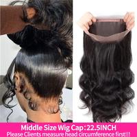 Bling Hair 180Density 13x4 13x6 Transparent Body Wave 30 32 Inches Lace Front Human Hair Wigs Brazilian 360 Frontal Body Wave...